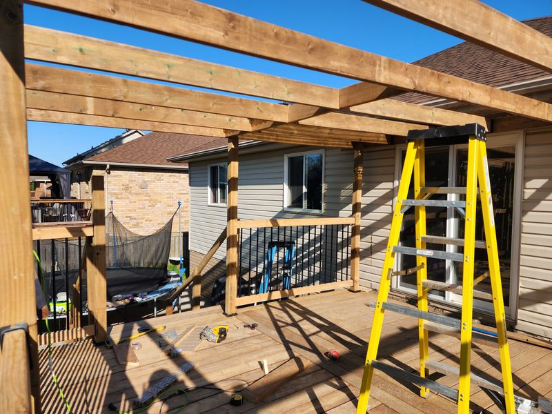 Deck and pergola build
